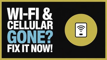 How to Wi-Fi or Cellular Icon Missing on iPhone? Here’s the Fix! (2025 Guide)