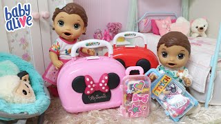 BABY ALIVE GÊMEOS LAURINHA E FELIPINHO ARRUMANDO AS MALAS PRA VIAJAR PRO CARIBE