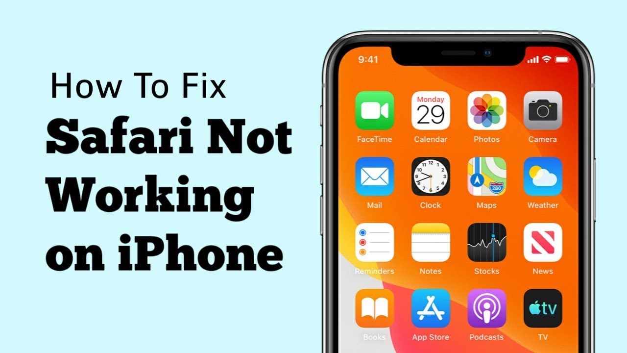 iphone 11 safari not working