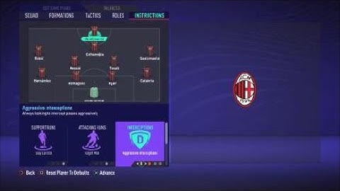 REVIEW FIFA 21 Custom Tactics - Recreate 4-2-3-1 of Milan + Instructions - Replicate real system