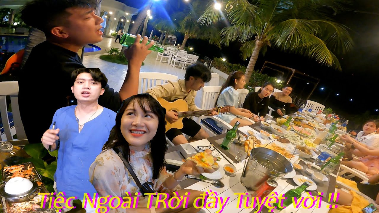 Phần II :Ẩm Thực Tiệc buffet văn Nghệ Ngoài Trời tại... - youtube