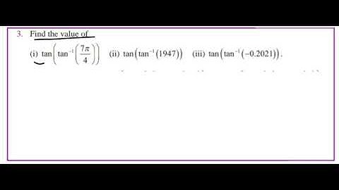 Class-12| Maths|Exercise 4.3 Q.No 3(i,ii,iii)chapter 4- Inverse Trigonometric functions tamilnadu