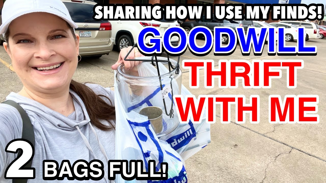 Wow! 8 ITEMS $1.29 EACH! GOODWILL THRIFT WITH ME & HAUL + SHOWING HOW I ...