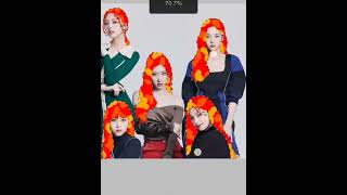 ITZY Fire hair color edit