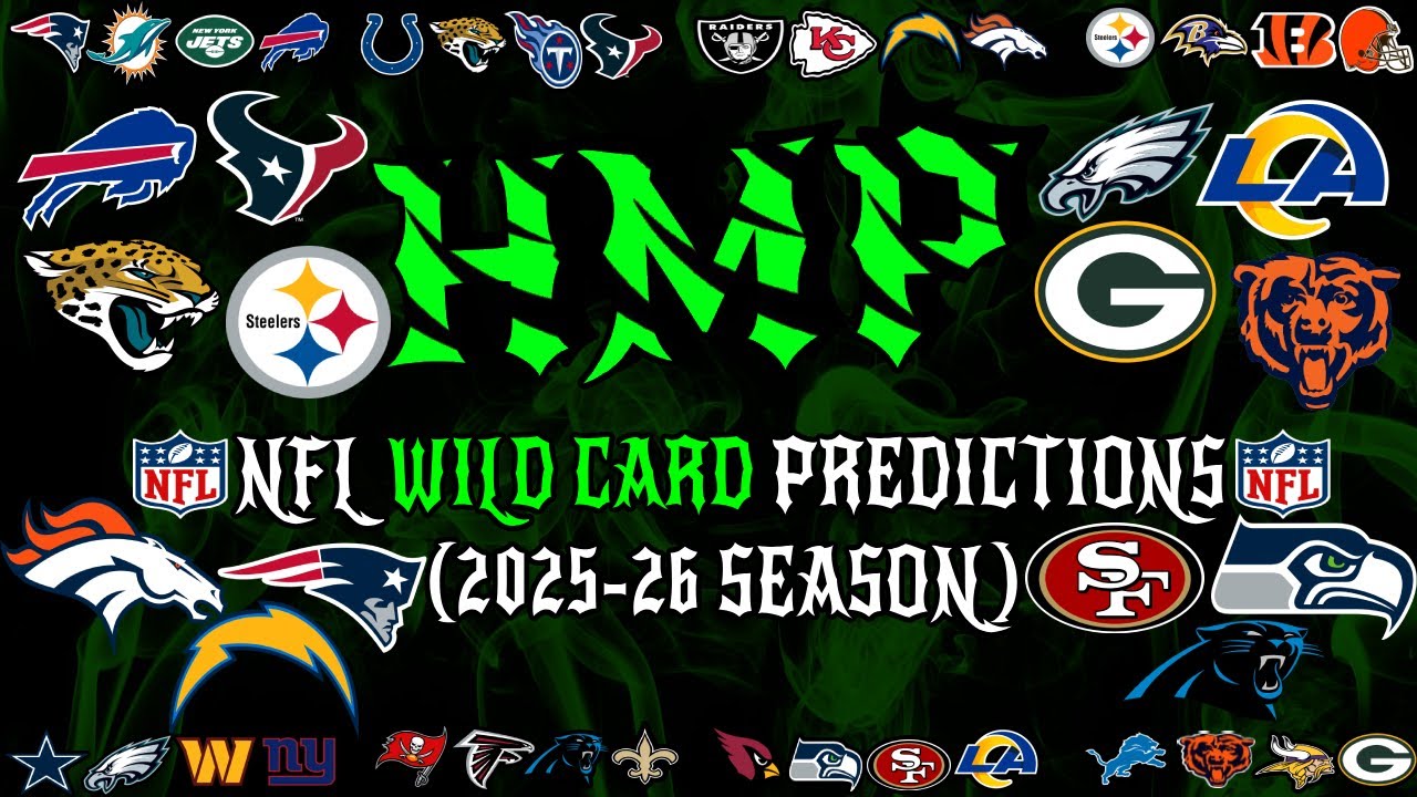 Give Me Chaos! | WILD CARD PREDICTIONS + Full Bracket | NFL 2025-26 Season