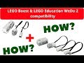 LEGO Boost & LEGO Education WeDo 2 compatibility