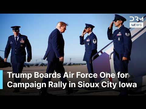 President Trump Departs for Iowa to Rally Republicans Ahead of Midterm Elections | AC1N