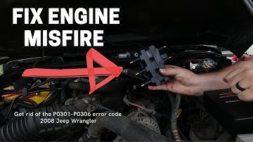 How to Fix Engine Misfire Error Code (P0301-P0306) Jeep Wrangler JKU - p0300  jeep wrangler jk