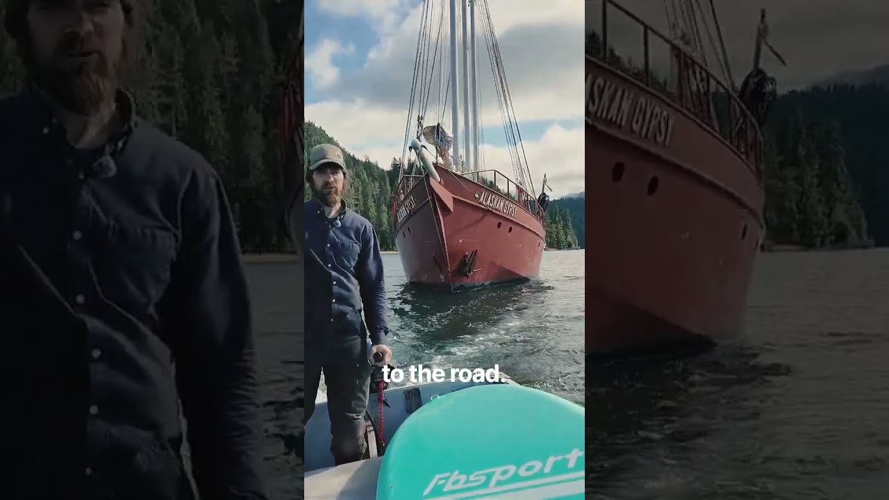 Driving 6 hours across an island in Alaska