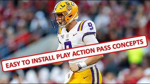 Easy to Install Play-Action-Passes