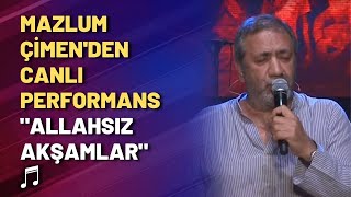 Mazlum Çimen'den canlı performans \