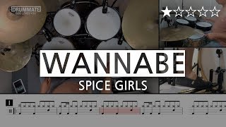 Video thumbnail of "[Lv.02] Wannabe - Spice Girls  (★☆☆☆☆)"