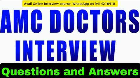Medical questions for AMC Interview | Army Doctor Interview | Interview Guide