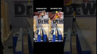 DO IMPACT-RATED BITS REALLY MATTER? LET THE METAL BLOCK DECIDE... I USED A T25 BIT &amp; DEWALT DCF850