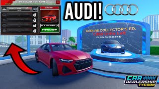 NEW AUDI EVENT & MORE!! (Car Dealership Tycoon)