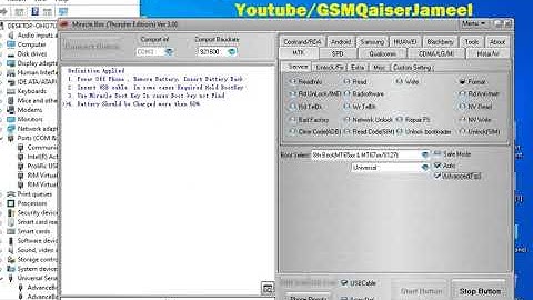 Qmobile Fire FRP Remove Done With Miracle Thunder By GSMQaiserJameel