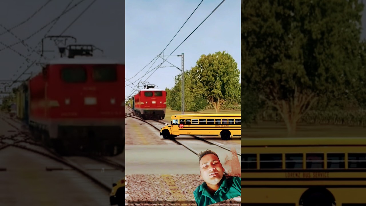 Train accident animation funny  
