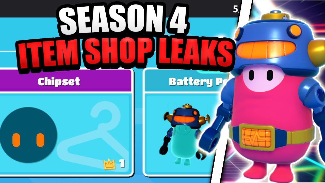 *NEW* Fall Guys Season 4 Outfit/Skin Item Shop Leaks (CHIPSET FACEPLATE ...