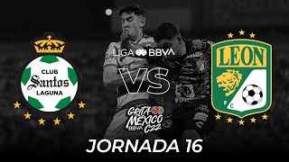 Resumen y Goles | Santos vs León | Liga BBVA MX - Grita México C22 - Jornada 16