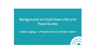Changes to Food Insecurity and Food Access in Austin During COVID-19