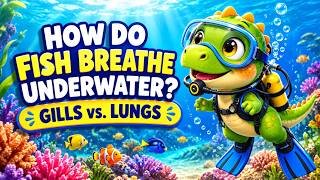 Comment les poissons respirent-ils sous l'eau ?! 😲 | Branchies contre poumons 🐟
