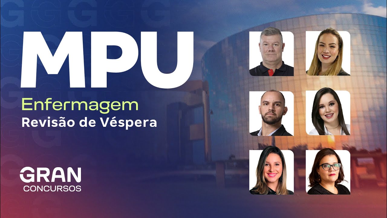 Concurso MPU | Revisão de Véspera: Enfermagem