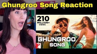 Ghungroo Song REACTION! | War | Hrithik Roshan, Vaani Kapoor | Vishal and Shekhar ft, Arijit Singh