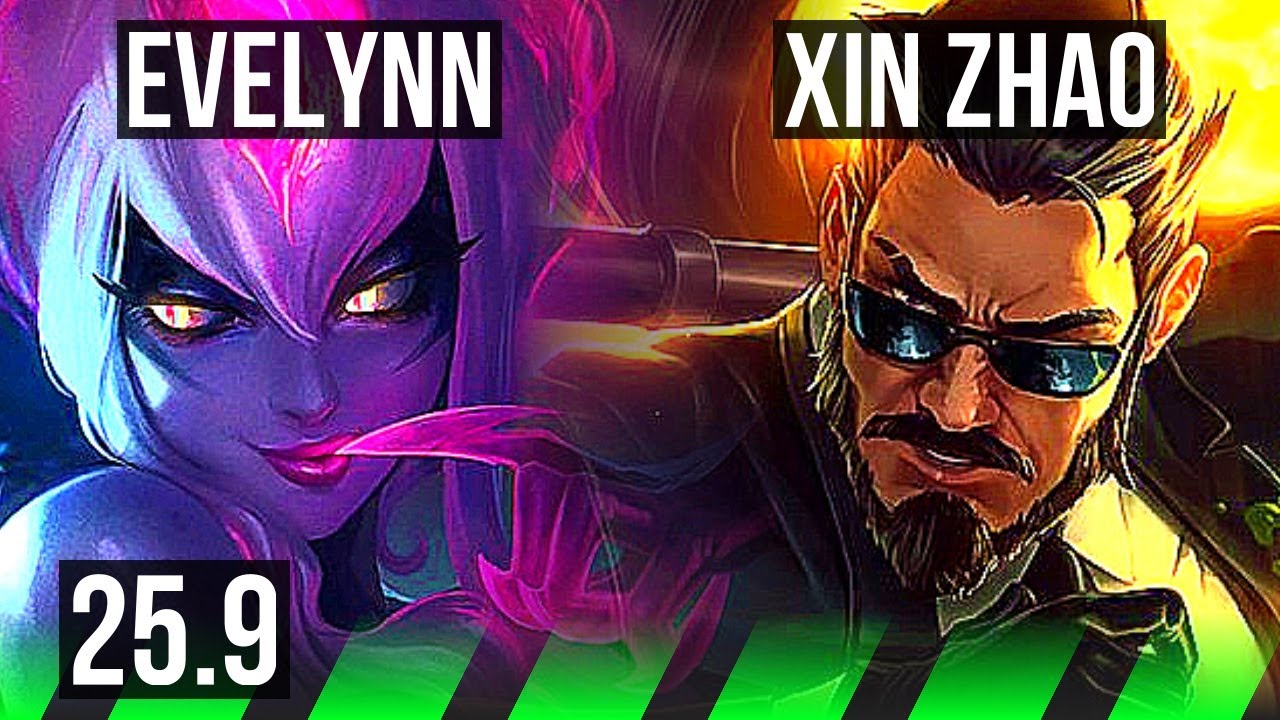 EVELYNN vs XIN ZHAO (JGL) | Godlike | EUW Master | 25.9