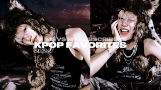 me vs my subscribers: kpop favorites