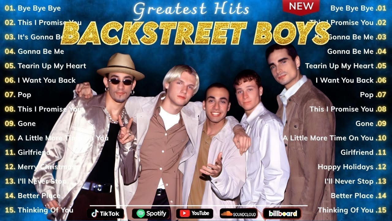 Backstreet Boys Greatest Hits 🎉- Best Songs of Backstreet Boys - Iconic Love Songs 💕✨ 