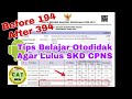 Tips Belajar Otodidak Agar Lolos SKD CPNS 2019