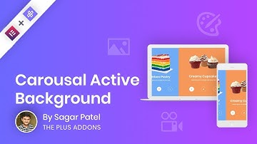 How to setup Carousel Active Background in Elementor using The Plus Addons?