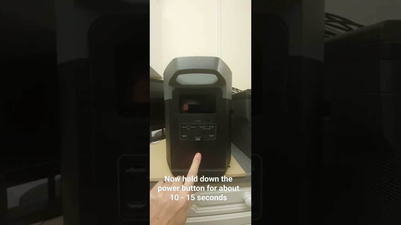 How to - Ecoflow Delta 2 Max BMS Battery monitoring system Factory Reset and recalibrate