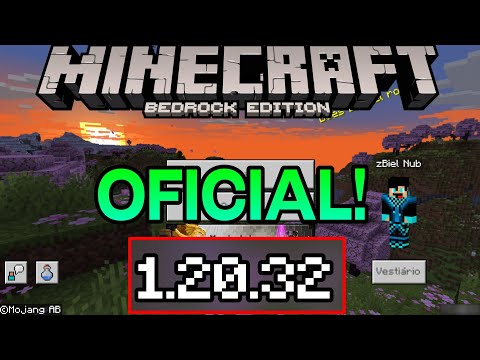 MINECRAFT PE 1.20.30 OFICIAL - NOVA TELA, DESBLOQUEIO DE RECEITAS