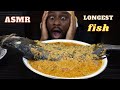 Mukbang Asmr Biggest Fishbone Egusi pepper soup/Asmr fufu/African mukbang/Black in Japan