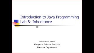 Introduction to Java Programming- lab Solution- Part1