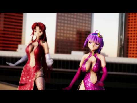 【東方MMD】スキスキ絶頂症 美鈴・咲夜・パチュリー