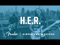 Capture de la vidéo H.e.r. | Fender Signature Sessions | Fender