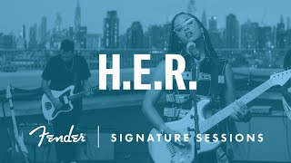 H.E.R. | Fender Signature Sessions | Fender screenshot 2