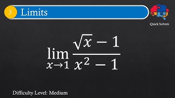 Evaluating a Tricky Limit: lim (sqrt(x) - 1) / (x² - 1) as x → 1 | Step-by-Step Solution