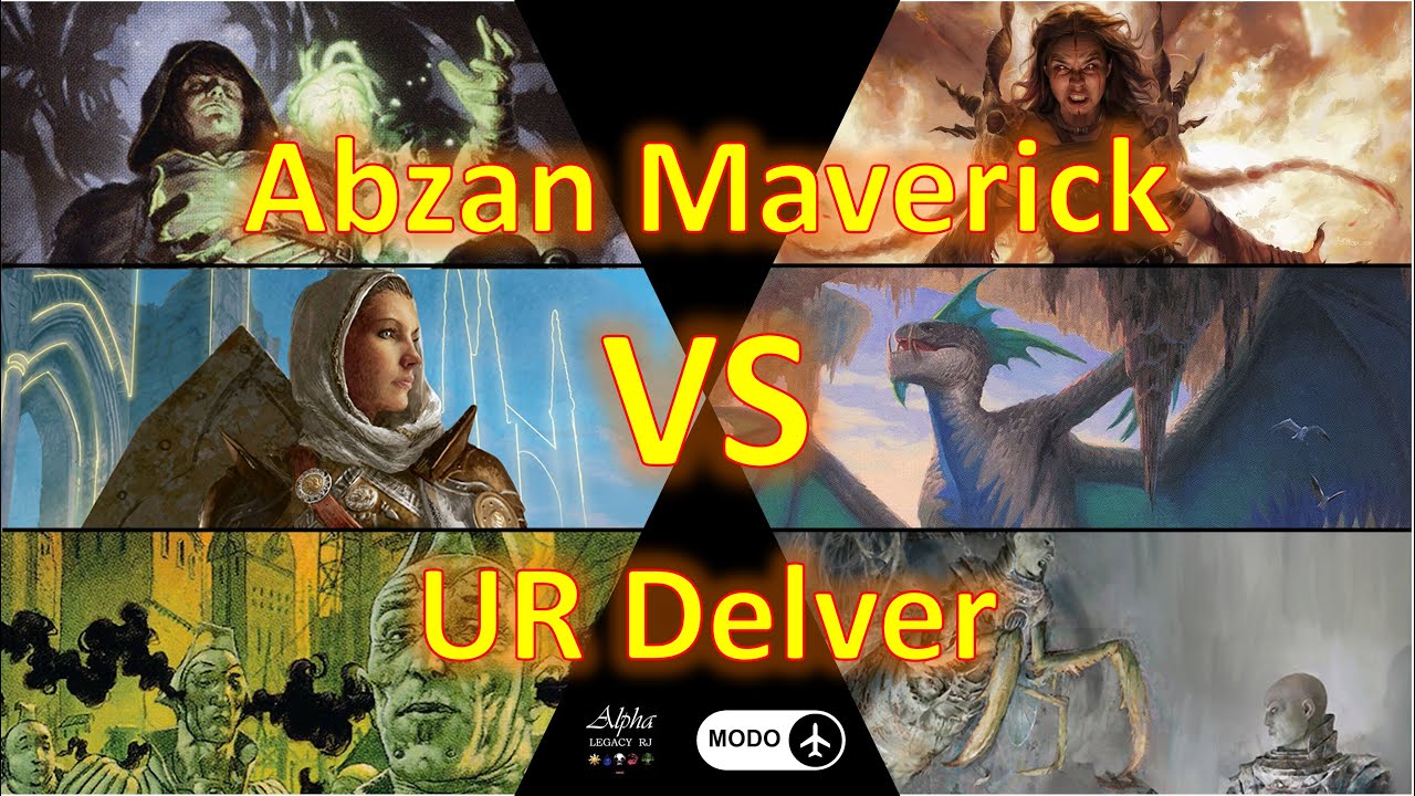 Abzan Maverick x UR Delver - 28/01/2023 | Round 4 | Legacy MTG ...