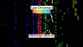 Last Christmas 🎄 (IMPOSSIBLE 4-Hands Piano Version) | Wham! | #shorts #piano #pianocover