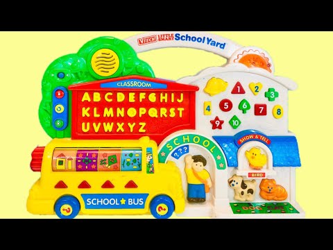 ? VTECH ? Little Smart SCHOOL YARD Sounds And Buttons Learning Toy