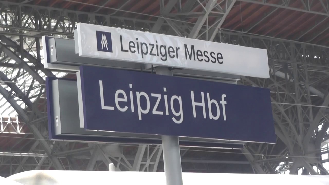 RE 13 Leipzig Magdeburg 2017 Ausfahrt Leipzig