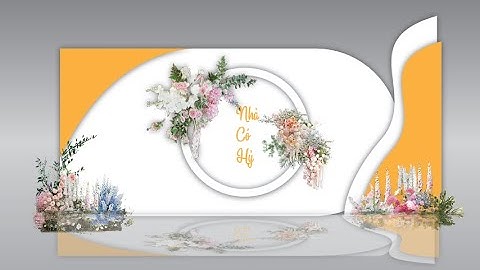 Mẫu Backdrop Cưới Đẹp – Học Thiết Kế Tiệc Cưới Chuyên Nghiệp #backdropcưới #dạythiếkkếtiệccưới