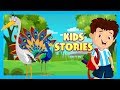 KIDS HUT STORIES - The Peacock and Crane & The Horse and Snail || ANIMATED STORIES