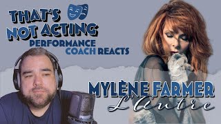 Mylène Farmer LIVE - L'Autre (First Time Reaction): Performance Coach Reacts