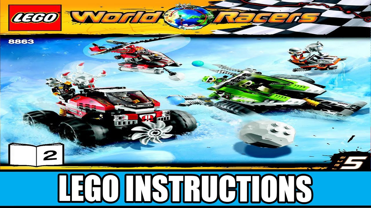 LEGO Instructions - World Racers - 8863 - Blizzard's Peak (Book 2)