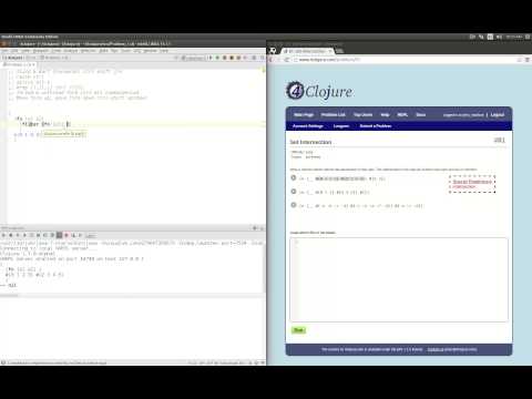 4Clojure Solution to Problem 81 Set Intersection