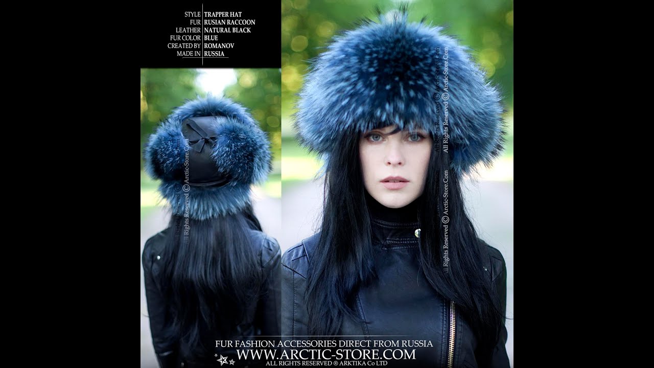 Stylish Black and Blue Fuzzy Hat il_fullxfull.4942939183_98ot.jpg main image 2